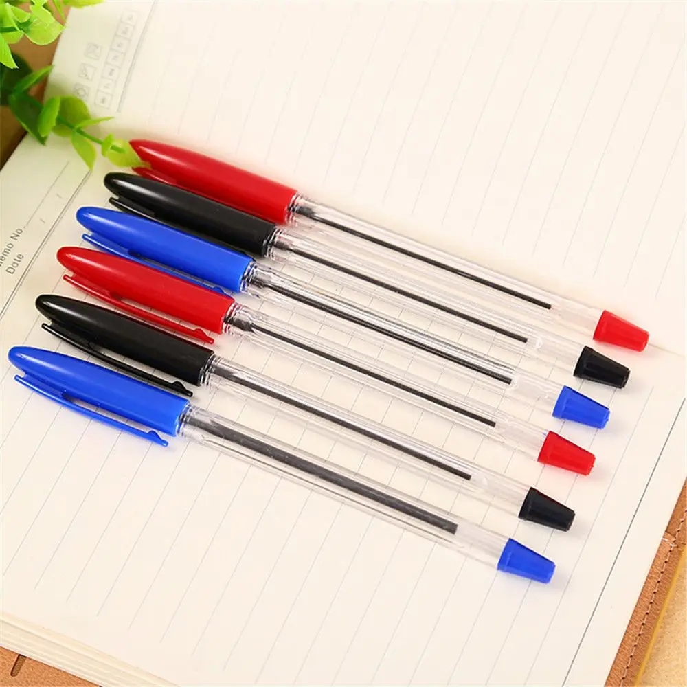 Шариковая ручка с красными/черными чернилами 10 шт. | Канцтовары для офиса и дома