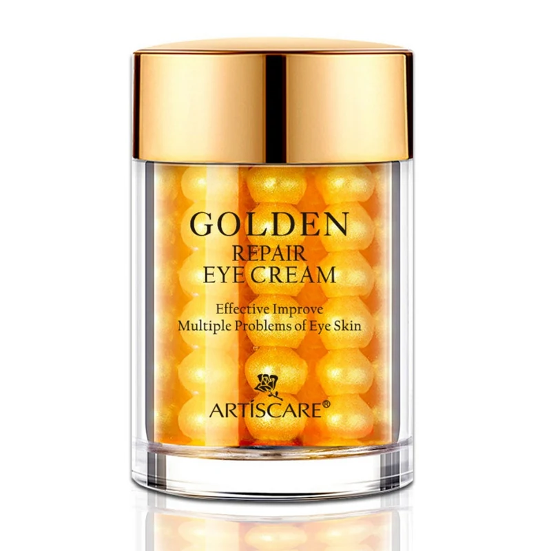 24K Golden Eye Cream Remove Dark Circles Pouches Fine Lines Anti-Aging Lower Eyelid Firming Gel Eyes Skin Care Product | Красота и