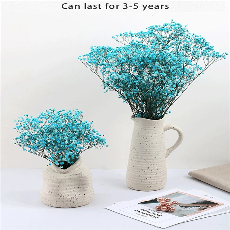 

Hot Selling Colorful Dried Flower Bouquet Gypsophila Paniculata Preserved Natural Babys Breath For Valentineâ€˜s Motherâ€˜s Day Gift