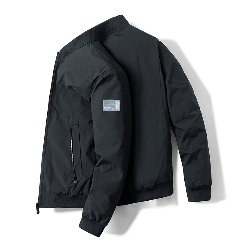 Ветровка мужская с воротником-стойкой модная повседневная куртка пальто уличная