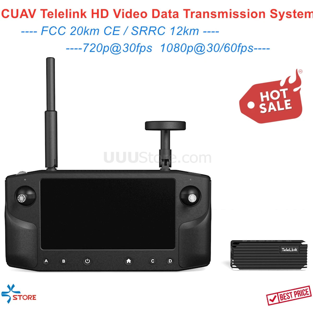 20 км дальность CUAV Telelink HD передачи видеоданных Системы для FPV RC Дрон Квадрокоптер