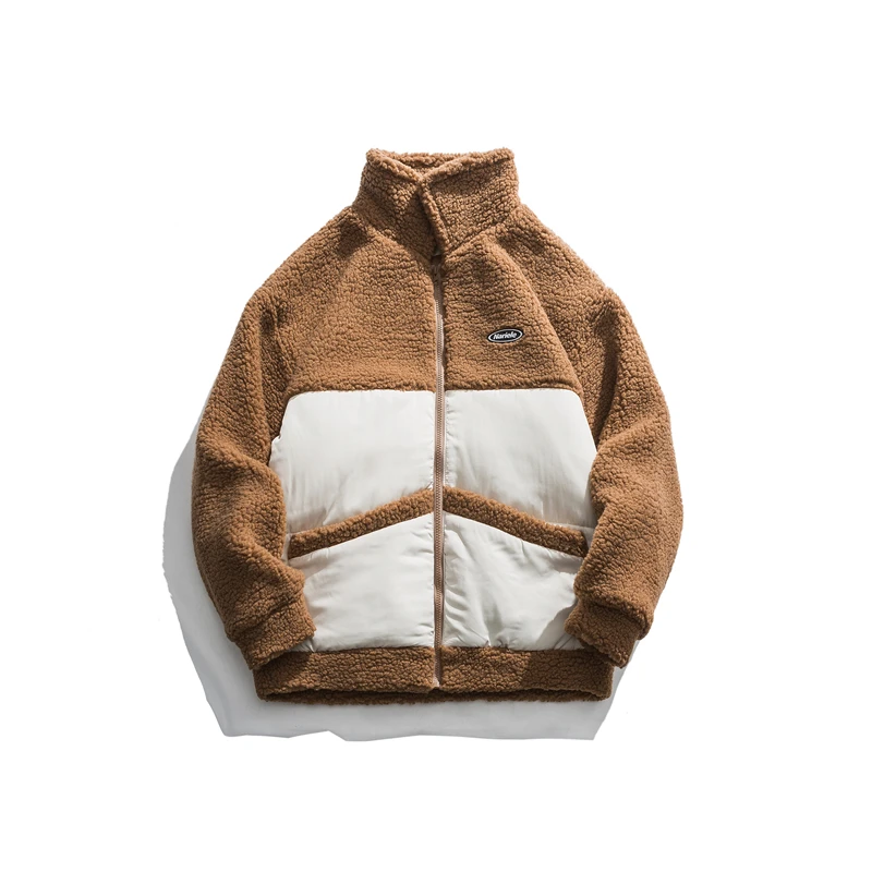 Обувь в японском стиле Харадзюку на подстежка искусственном меху куртка пузырь