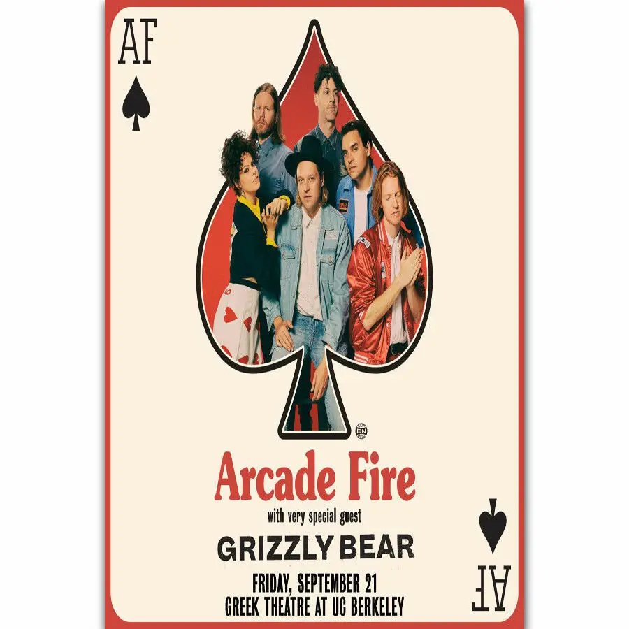 

J0001 Arcade Fire Everything Now Continued Pop Music Cover Wall Sticker Silk Poster Art Light Canvas Home Decoration