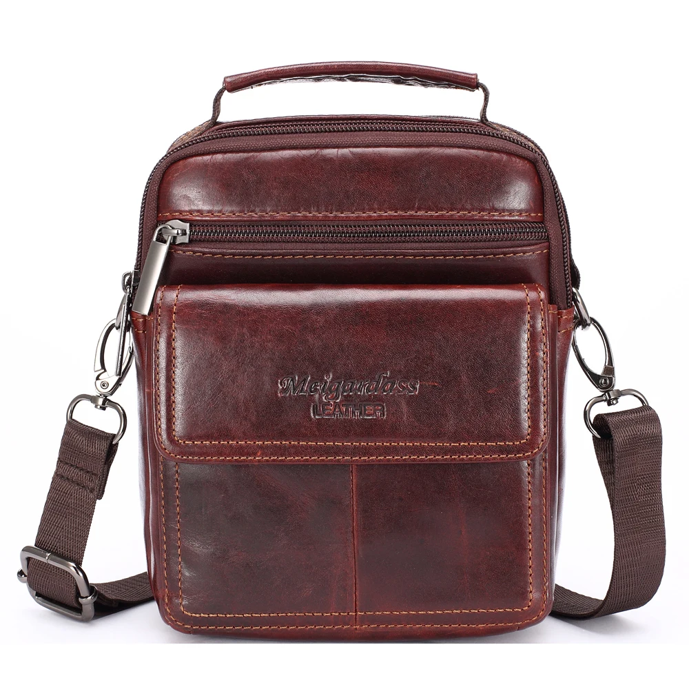 Сумка мессенджер MEIGARDASS Мужская из натуральной кожи|bags with|leather men messenger bagmen bags |