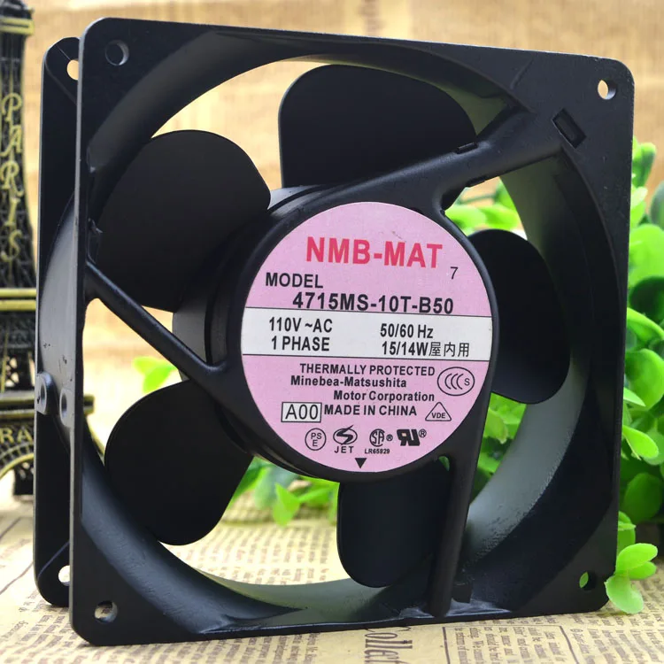 NMB 4715MS 10T B50 110V 100V 12038 15W 12 см осевой вентилятор охлаждения|Системы HVAC и запчасти| |