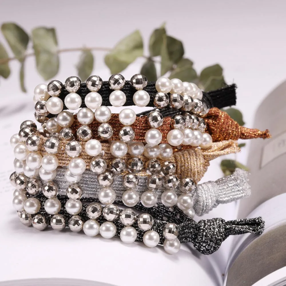 Резинки для волос двойного назначения резинка с имитацией жемчуга держатель