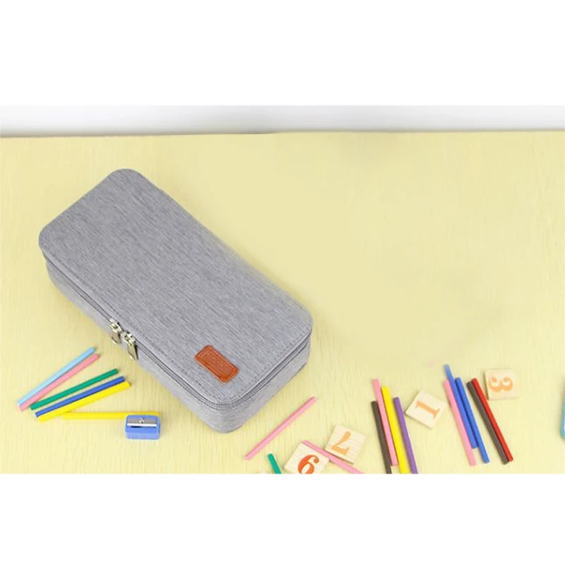 Косметичка пенал на молнии ручка коробка сумка для хранения Органайзер