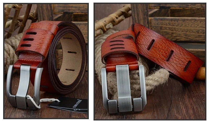 Новинка Hasemeka качество Корова Подлинная Роскошная кожа мужские ремни для мужчин ремень мужской пряжкой большой размер 100-130 см ширина 3,8 HM201