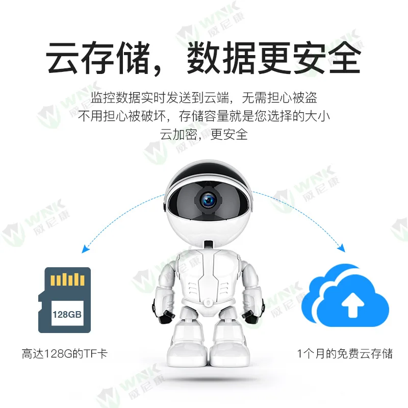 Интеллектуальная камера робот 1080P IP Wi-Fi монитор для младенцев Беспроводная