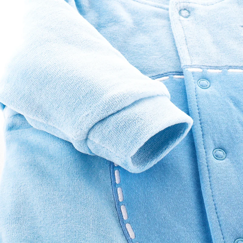 Одежда для малышей Детская цельная новорожденных детская одежда осени и зимы из