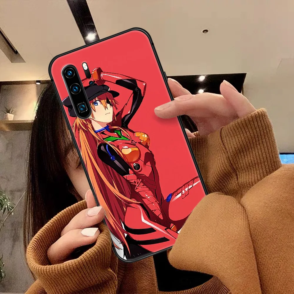 

Genesis Evangelion NGE EVA Phone Case For Huawei P Mate Smart 10 20 30 40 Lite Z 2019 Pro black Etui Fashion Hoesjes Painting