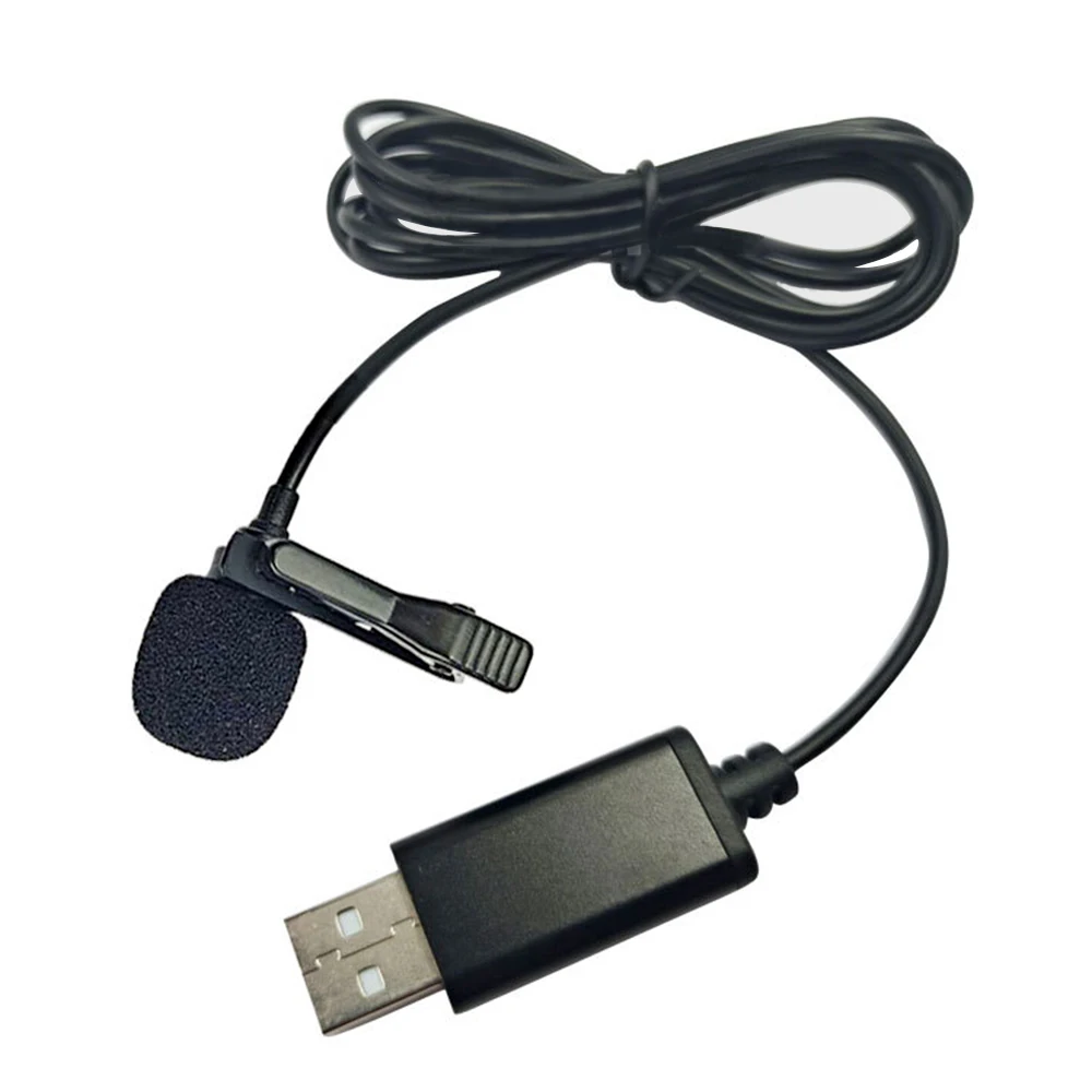 USB Lavalier Microphone 360 ° Omnidirectional Clip-on Wired Lapel Mic Plug&ampPlay for Computer PC Laptop Video Conference Chatting |