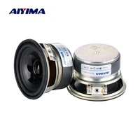 aiyima 2pcs 3 inch full range sound speakers 4 ohm 25w audio loudspeaker for midrange unit home audio diy
