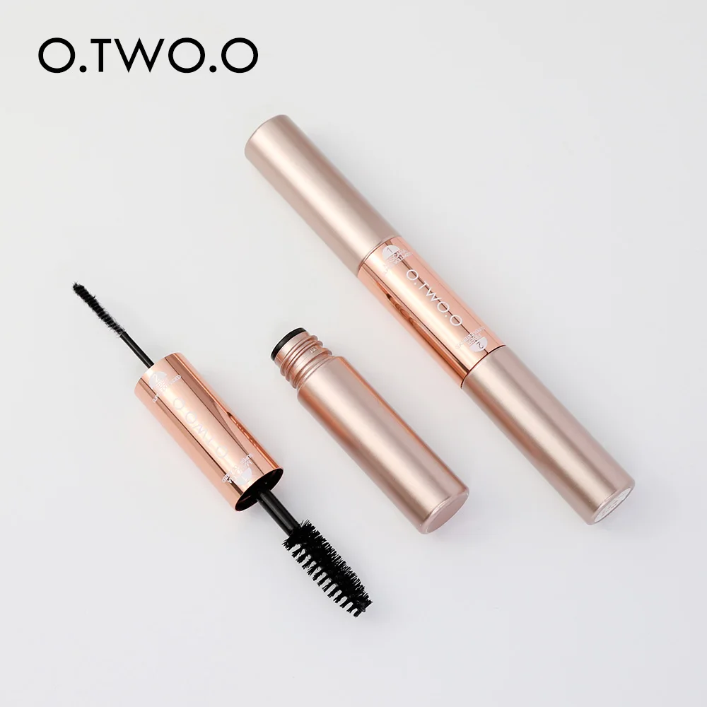 

O.TWO.O 4D Silk Fiber Mascara Waterproof Fast Dry 2 in 1 Lashes Extension Cosmetics