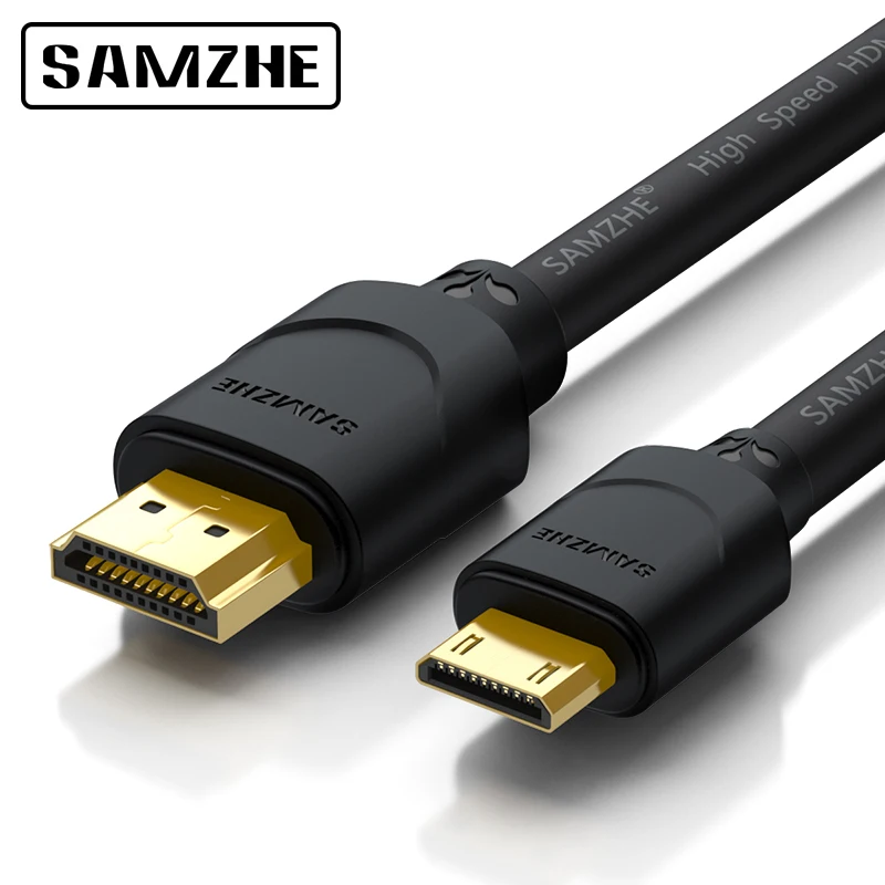 SAMZHE Mini HDMI к 1080P кабель Папа-папа для компьютера подключения камеры проектора