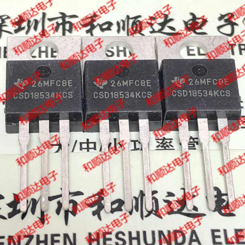 

10pcs/lot CSD18534KCS New Spot TO-220 60V 45A