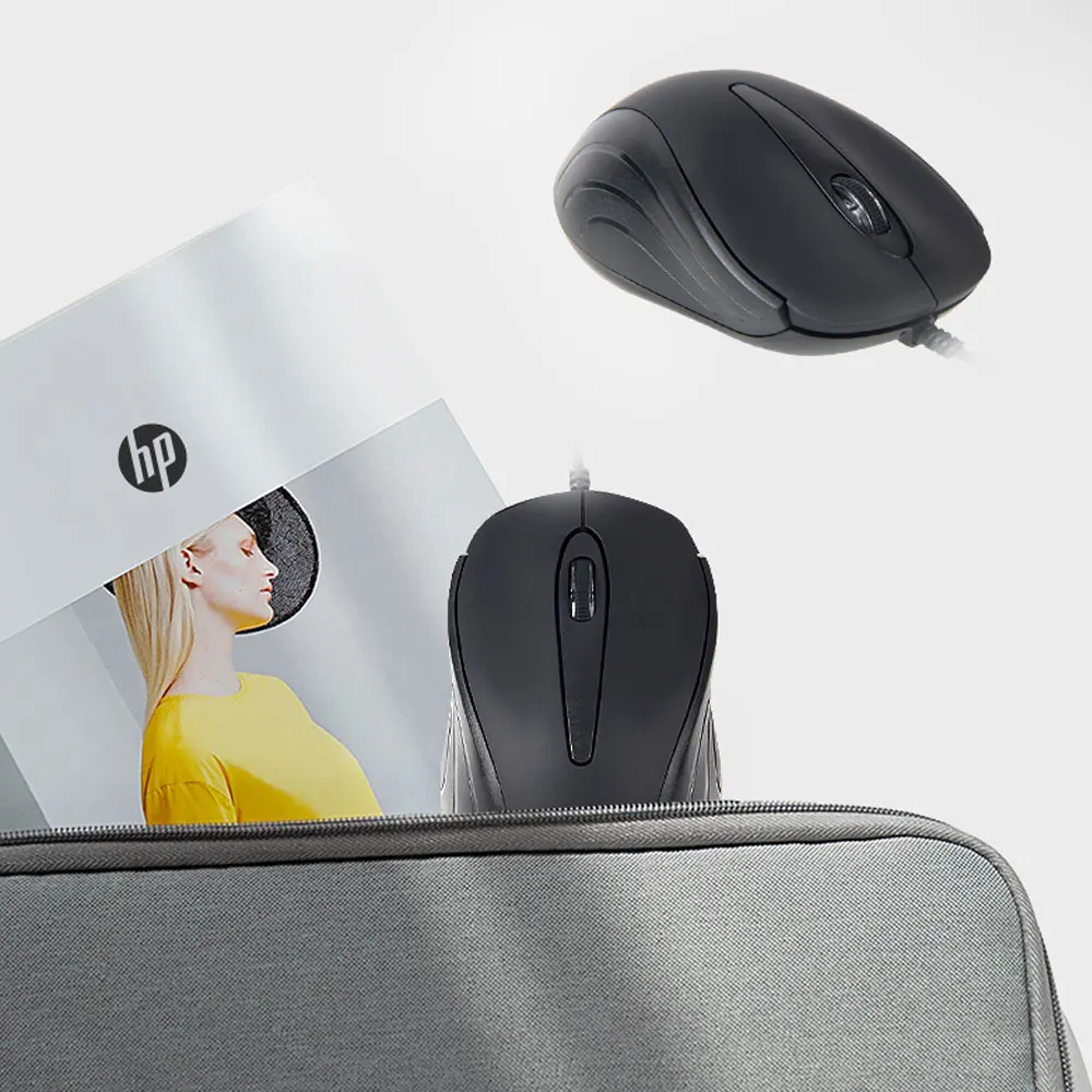 Hp S300 эргономичная дизайнерская мышь для компьютера, ноутбука, портативная проводная USB мышь, удобная на ощупь, настольная, деловая, Офисная мышь