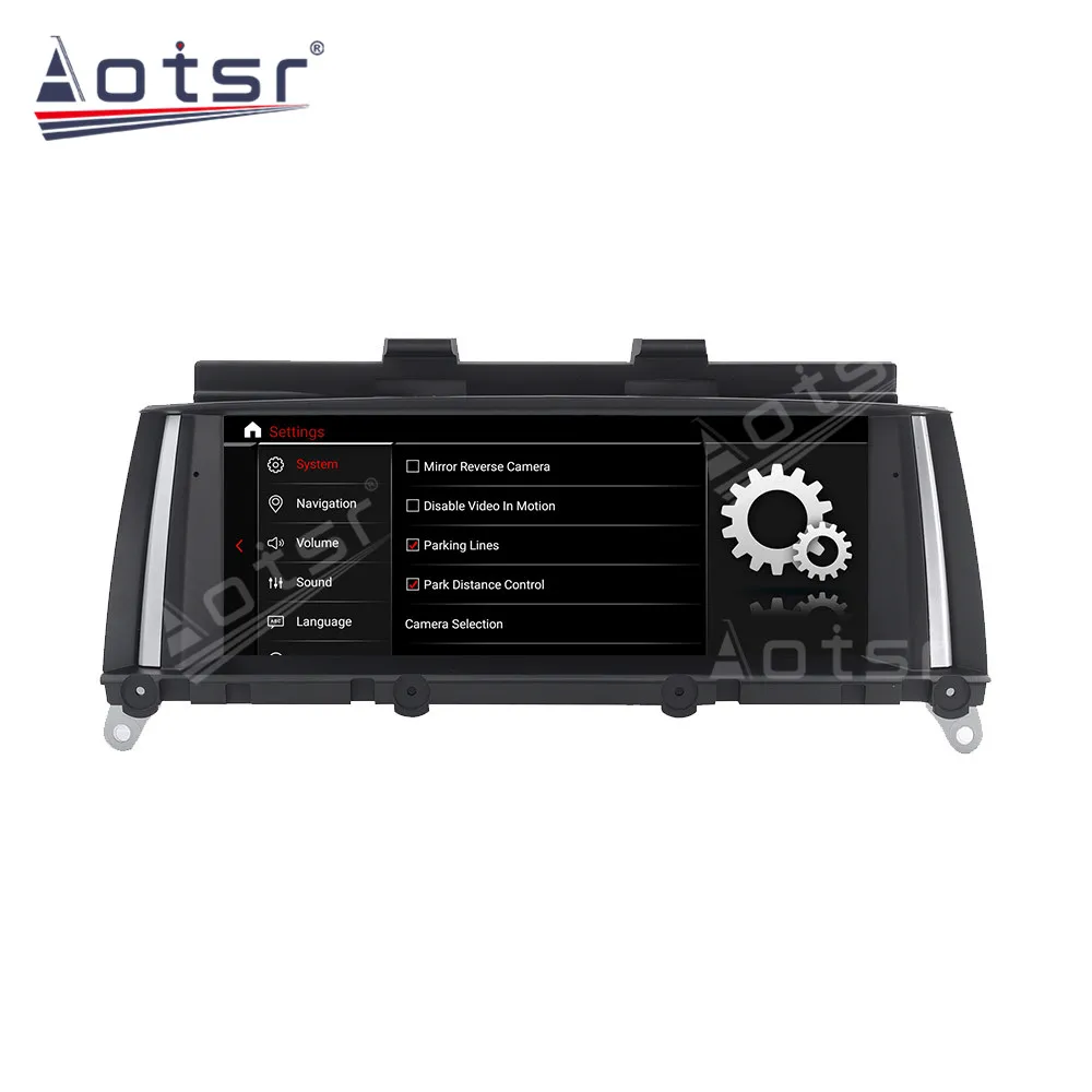 Автомобильный DVD-проигрыватель Aotsr IPS PX6 Android 10 для BMW X3 F25 X4 F26 автомобильный