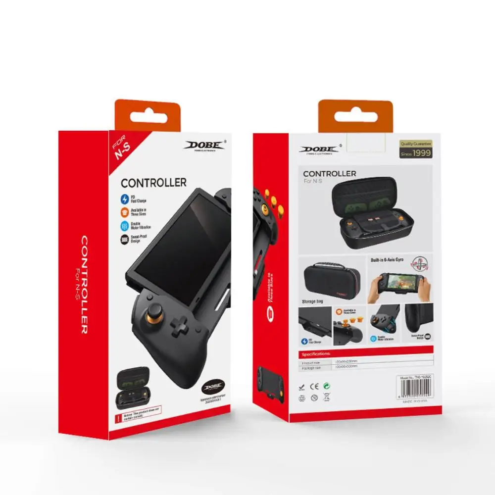 

Double Motor Vibration Built-in 6-Axis Gyro Design With Storage Bag New For Nintendo Switch Gamepad Controller Handheld Grip