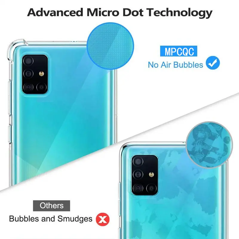 Чехол для телефона samsung Galaxy A51 2020 чехол противоударный из мягкого ТПУ силиконовый