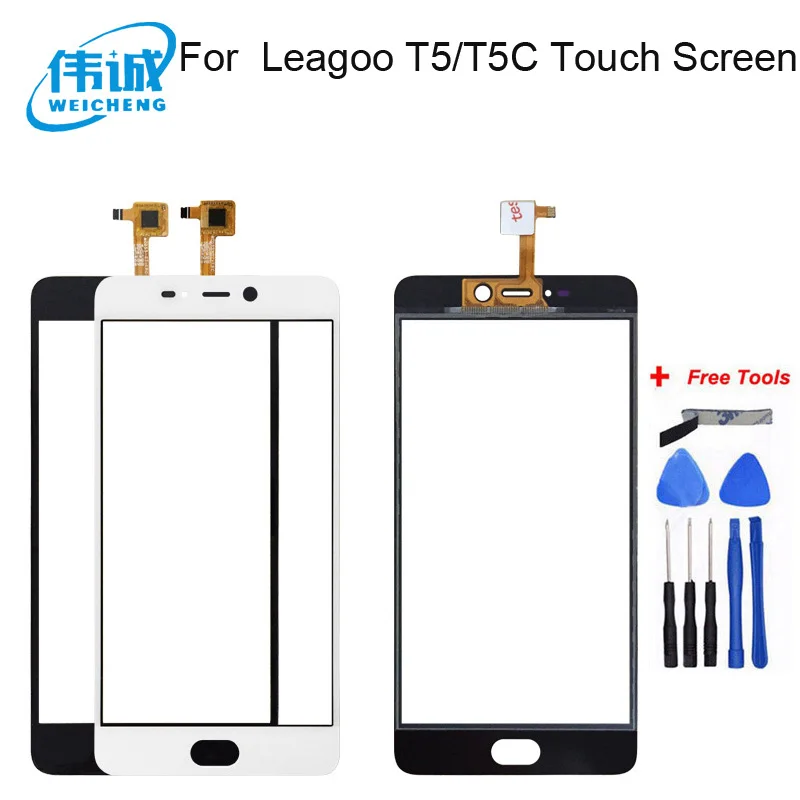 Сенсорный экран для Leagoo T5C сенсорный дигитайзер T5 Сенсорная Панель переднее