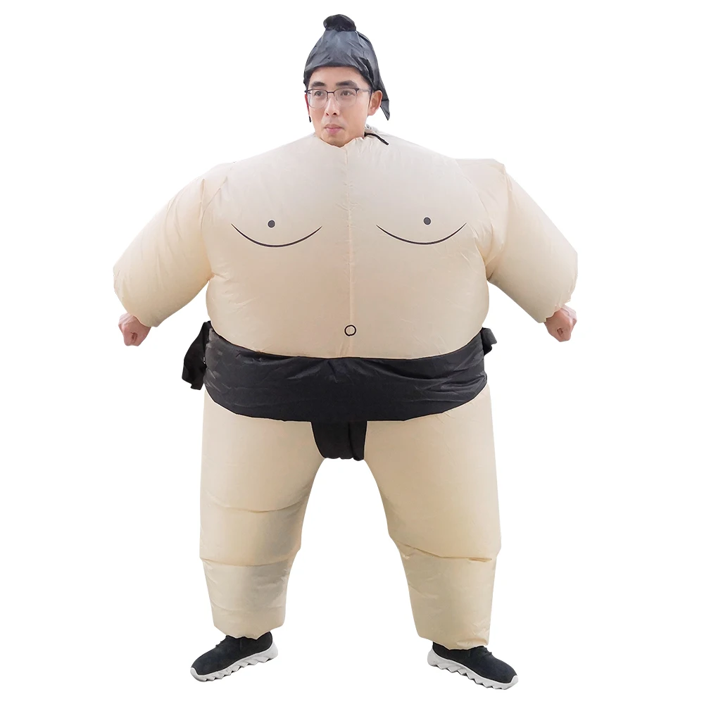 

Fancy Inflatable Costumes Japanese Sumo Wrestler Fan Operated Halloween Carnival Christmas Cosplay Blow Up Suit Clothing