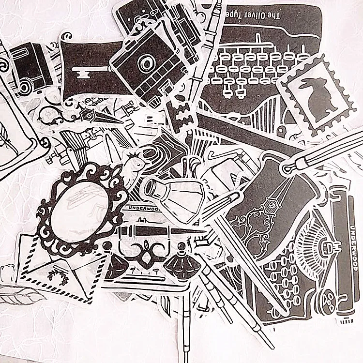 65 шт./упак. Винтаж Телефон принтер Васи стикер для рукоделия DIY ремесло