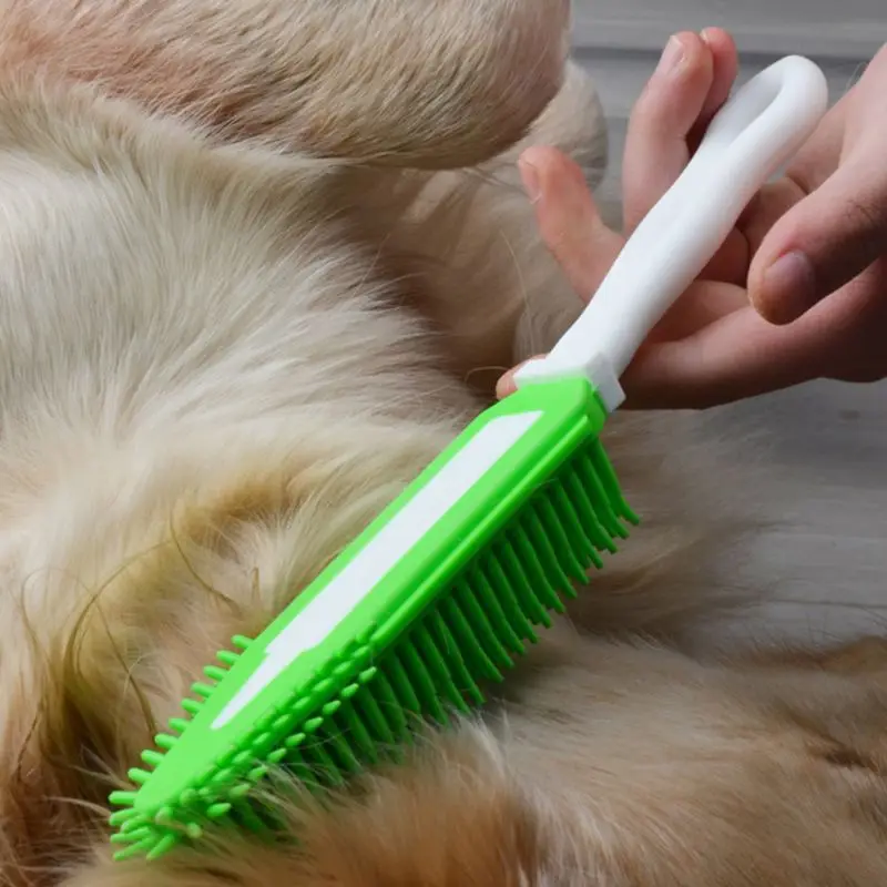 

Pet Soft Silicone Comb Puppy Cat Hair Bath Brush Pet Dog Cat Hair Cleaning Tool Pet Massage Tool