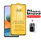 2 в 1 Защитное стекло для камеры для XIaomi Redmi Note 10 Pro на Xiaome Redme Note10 10Pro Защитная пленка для полного покрытия экрана