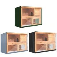 2021 new bunny rabbit hutch cover garden outdoor waterproof small animal crate cover uv resistant heavy duty pets product cover