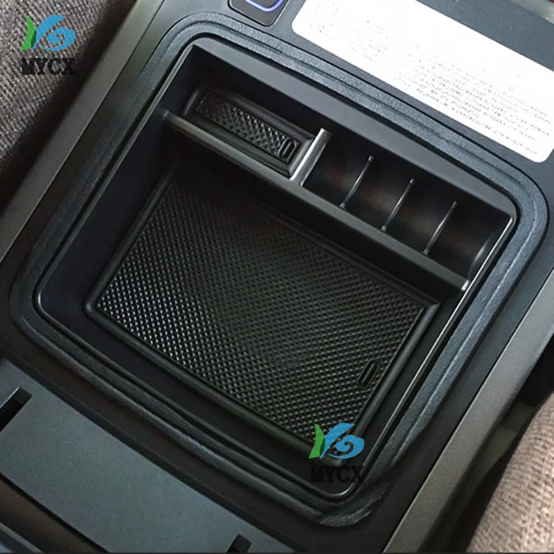 Non-Slip Central Armrest Container Stowing Box Refrigerator Cover Mat For Toyota Land Cruiser Prado FJ 120 FJ120 150 Accessories |