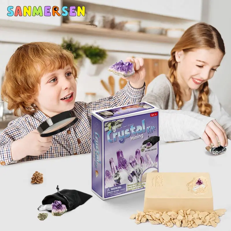 Набор для самостоятельной раскопки из кристаллов моделирования выкопания