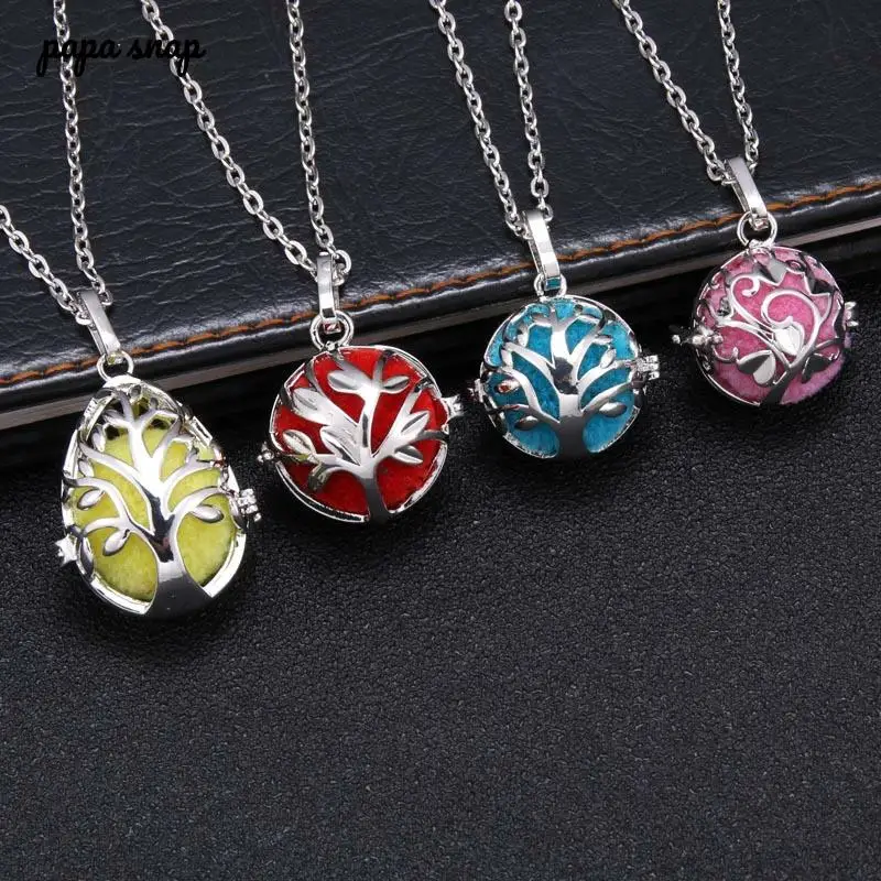 Колье с аромадиффузором и подвеской в виде дерева жизни | Украшения аксессуары