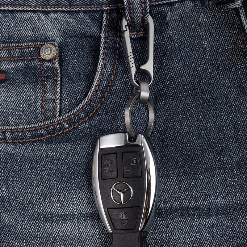 Быстросъемный брелок из титанового сплава карабин для ключей