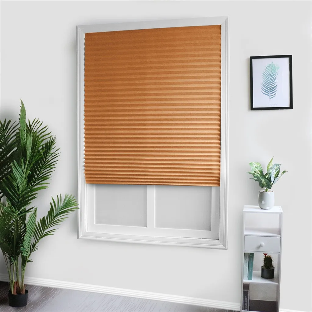 Однотонная белая прозрачная занавеска на окна Тюлевая самоклеящаяся