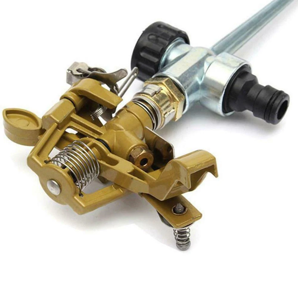 

360 Degree Water Sprinkler Lawn Impulse Metal Spike Grass Hose Garden Zinc Alloy Irrigation Sprinkler Controllable Angle Spray
