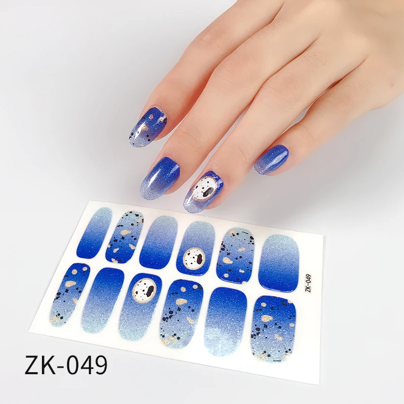 

A New Mixed Color Nail Product, Gradual ChangeSeries Of Nail Stickers, Shining Full Coverage Waterproof Nail Decoration Art