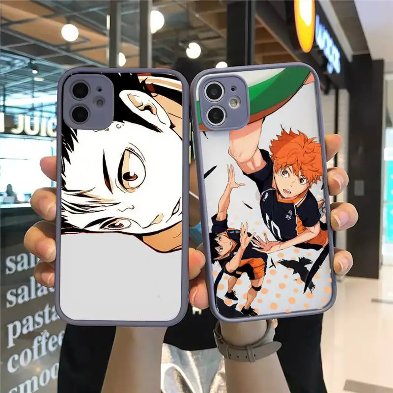 

Anime Kenma Kozume Of Haikyuu Phone Cases Matte Transparent for iPhone 7 8 11 12 s mini pro X XS XR MAX Plus cover funda shell