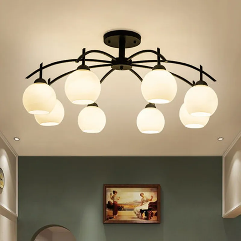 Современные светодиодные потолочные люстры для гостиной спальни кухни декора