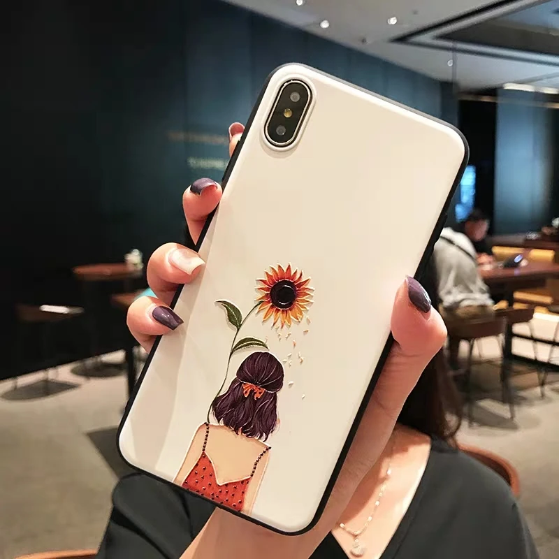 Для iphone 12 11 Pro 11Pro 12Pro Max 6 s 7 8 Plus 5 5s se 2020 чехол для X XS XR 8plus милый телефона девочек |