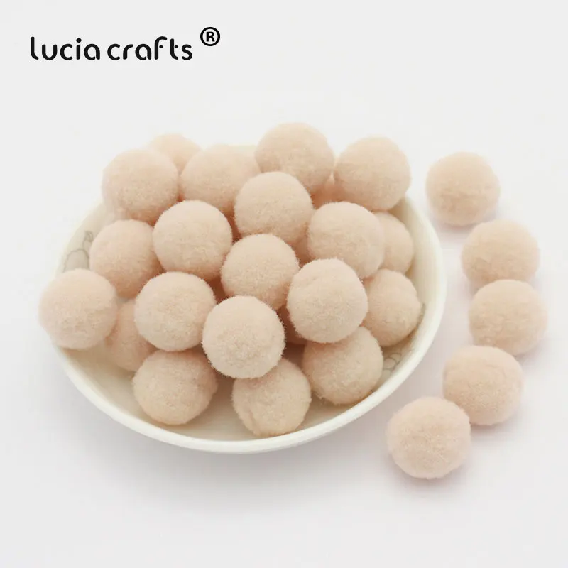 Lucia crafts, 144 шт, 15 мм, разноцветный помпон, меховой шар, для рукоделия, свадьбы, вечеринки, домашнего декора, сделай сам, детские игрушки ручной работы, аксессуары K0502 - Цвет: Color 36  144pcs