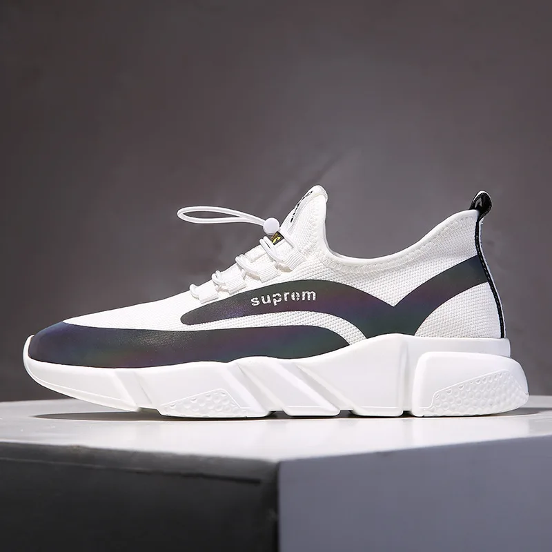 Новая мужская модная обувь 2019 г. Модные спортивные кеды маленькие белые туфли