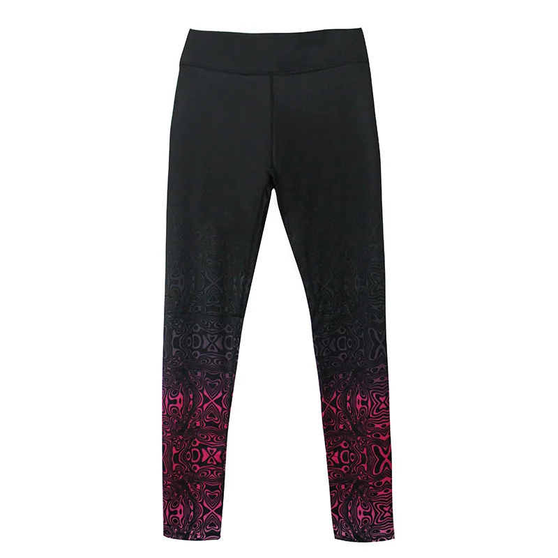 

NORMOV Women Printed Leggings Mid Waist Push Up Fitness Legging Seamless Quick Dry Elastic Slim Leggins Workout Woman Jeggings