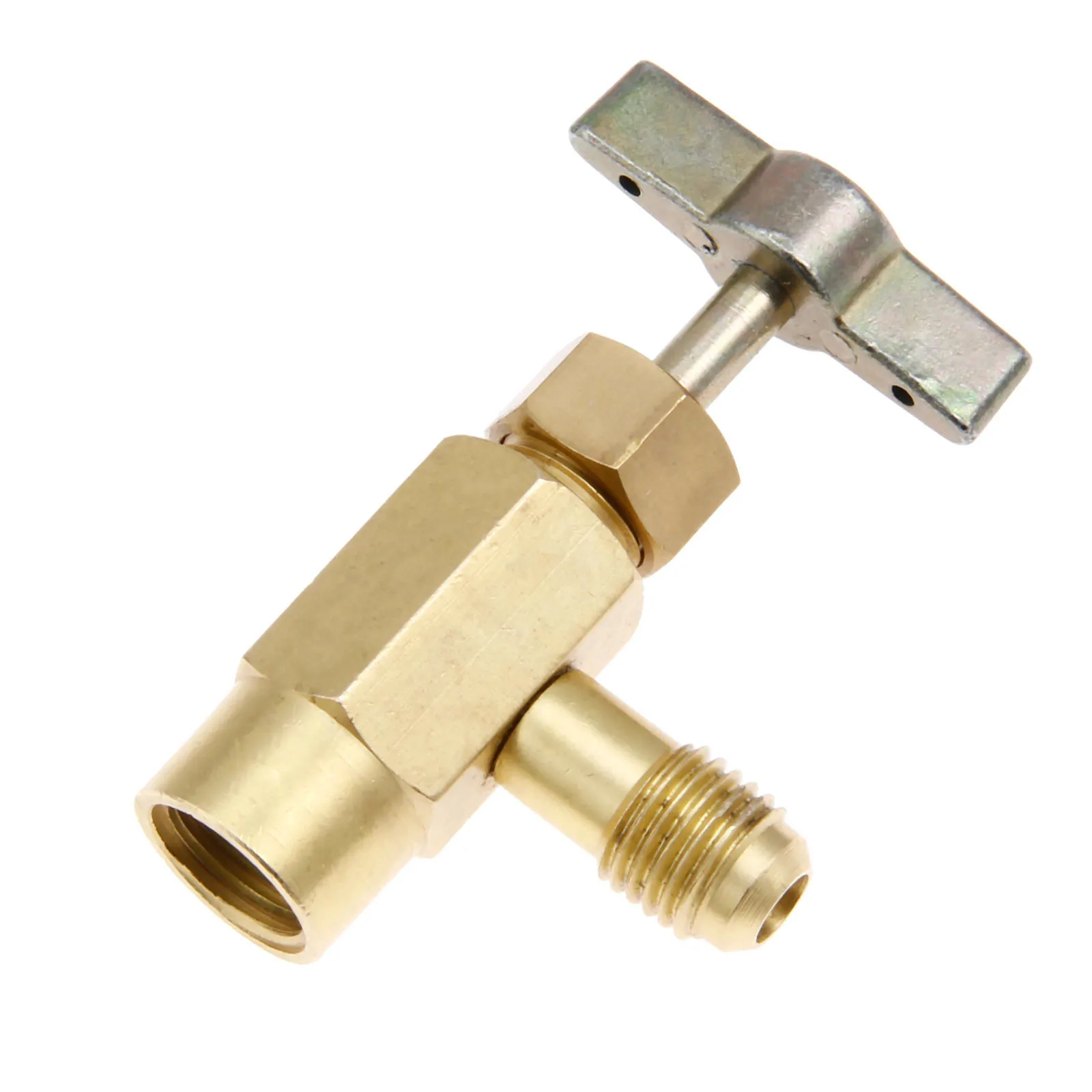 Yetaha 1/4 &quotРезьбовой Адаптер R-1234yf для R12 R22 шланговый клапан имеет 1/2&quot ACME LH