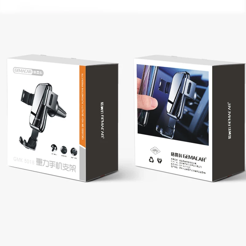 

Universal Car Phone Holder Automatic Clamping For iPhone XS 11 Pro Samsung Xiaomi Auto Bracket in Air Vent Stand Car Accessories