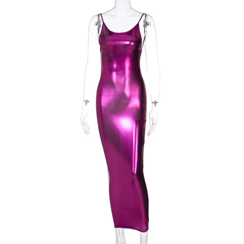 

French Hot Sale 2020 Winter New Sexy Open Back Suspender Fancy Dress Temperament Women's Fashion Ladies Dresses