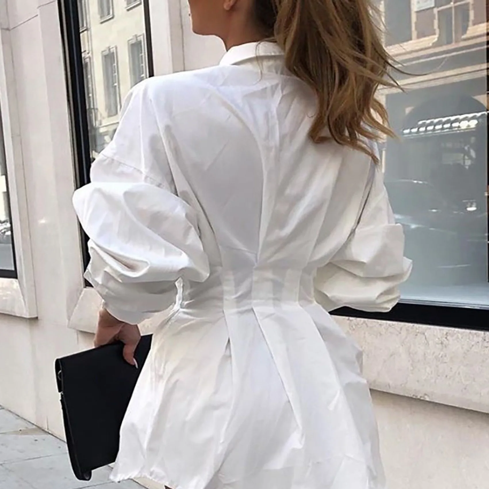 2020 Специальное предложение полиэстер Shein размера плюс Корейская женская рубашка