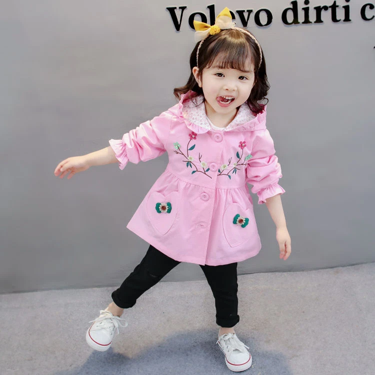 Осенняя хлопковая куртка принцессы для девочек детская одежда Новинка 2019 года