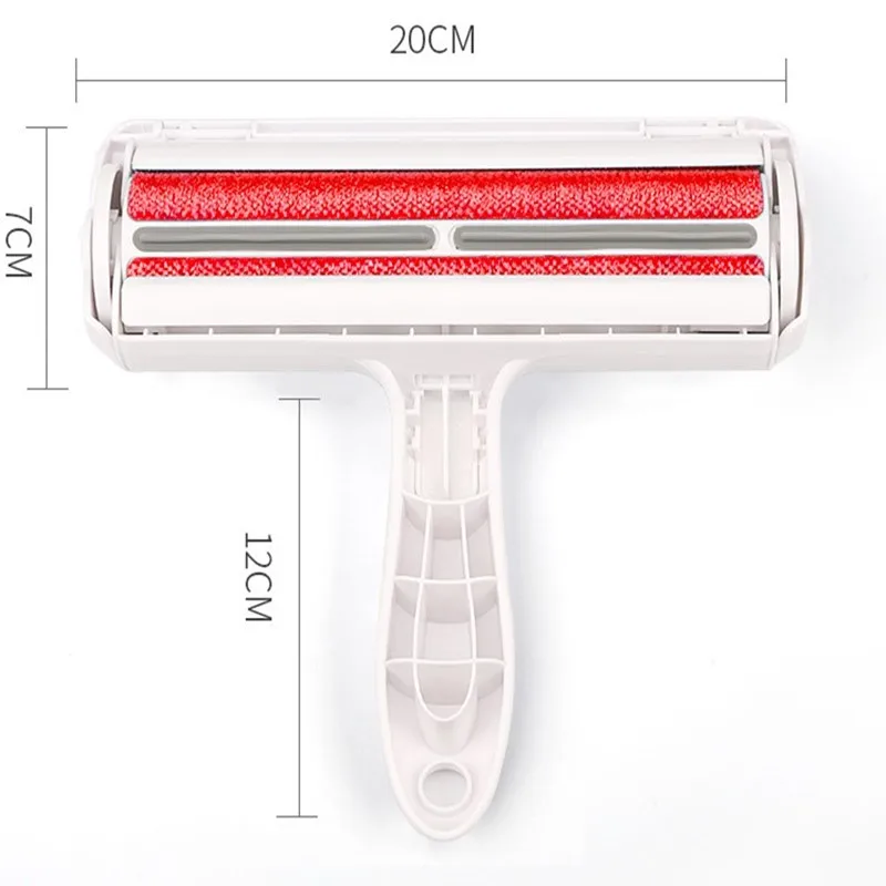 Моющаяся щетка для чистки шерсти домашних животных роликовая удаления ворса