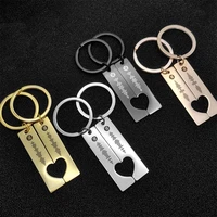 1 2pcs diy keyring personalized music spotify scan code keychain stainless steel custom laser engrave spotify code couple gifts